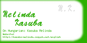 melinda kasuba business card